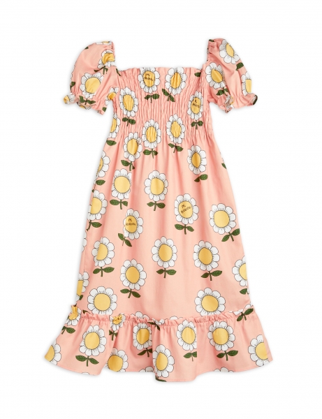 MINI RODINI Kleid Flower - apricot